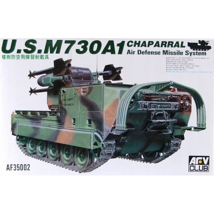 AFV Club M730A1 Chaparral katonai modell 1:35, többszínű