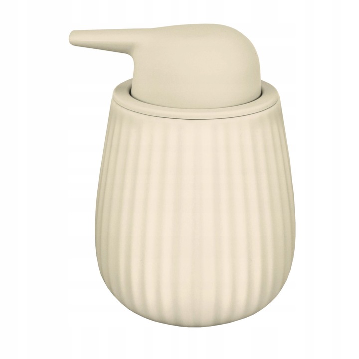 Dispenser de sapun, Kleine Wolke, Groove, 480 ml, bej, 13,4x9,5cm