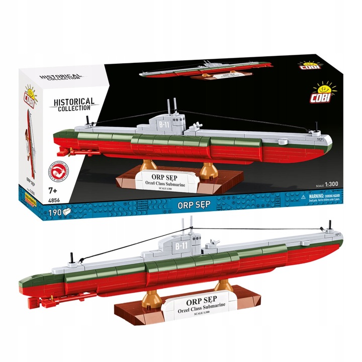 Set de constructie Cobi 4856 ORP Sep, 190 piese, istoric, 1:300