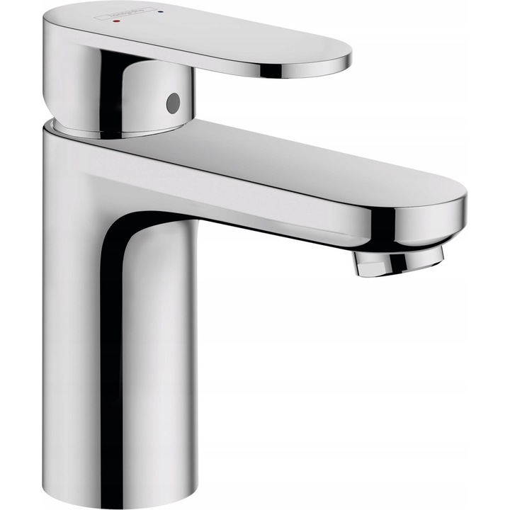 Baterie umywalka stand Hansgrohe Vernis, crom, cu set de scurgere, ComfortZone 70