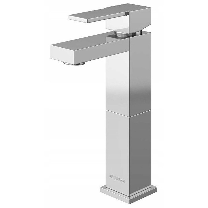 KOHLMAN Excelent magas mosdócsaptelep, króm, 292mm x 225mm, kubista design, egykaros