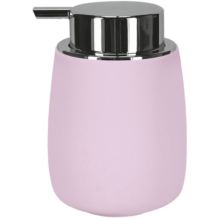 Dispenser de sapun 280 ml, Kleine Wolke, serie Eclipse, roz, 13,1x8,6cm