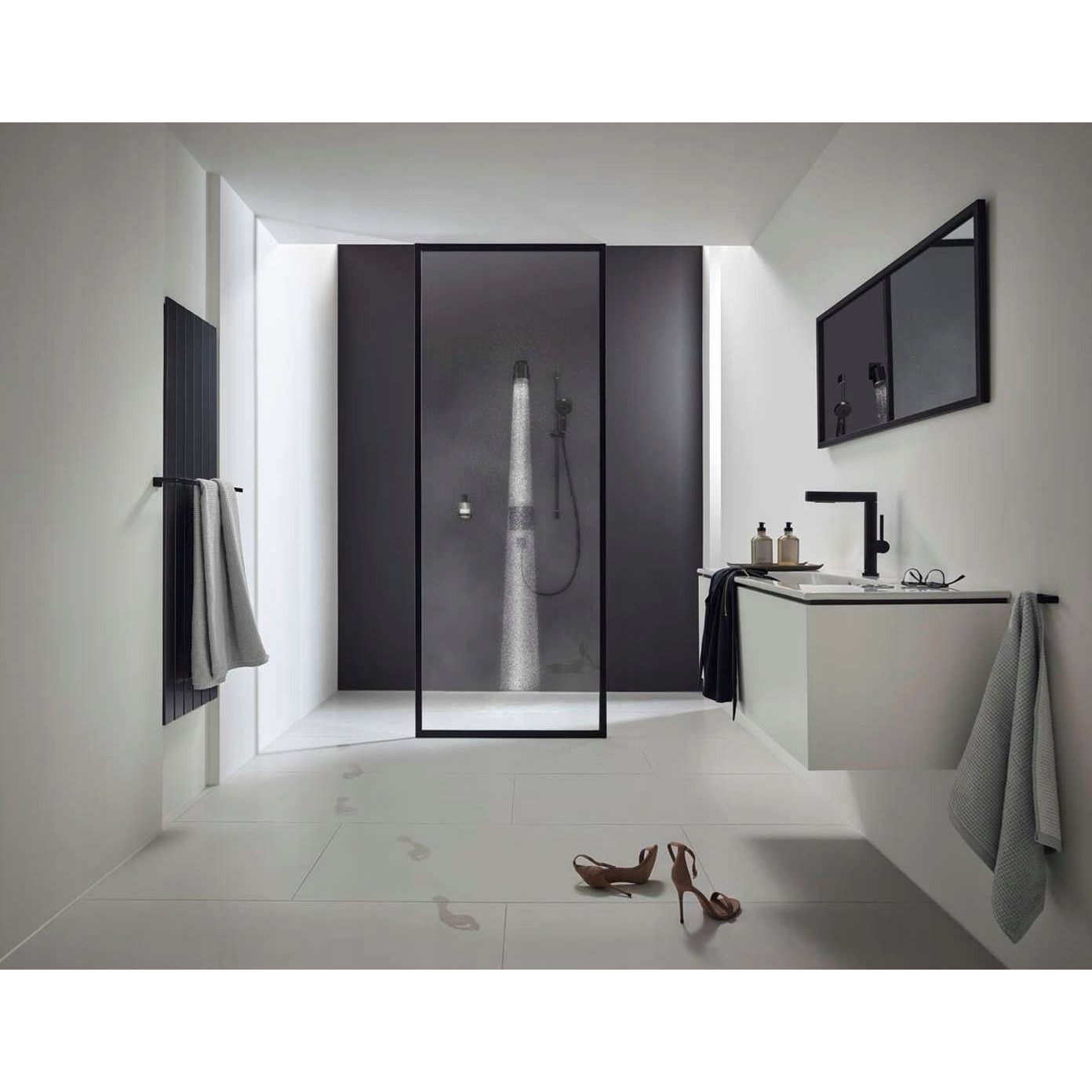 Coloana de dus, Hansgrohe, Pulsify, 10,5cm, crom - eMAG.ro