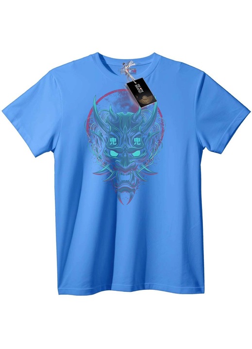 Tricou Oni Demon, Albastru deschis, Albastru deschis