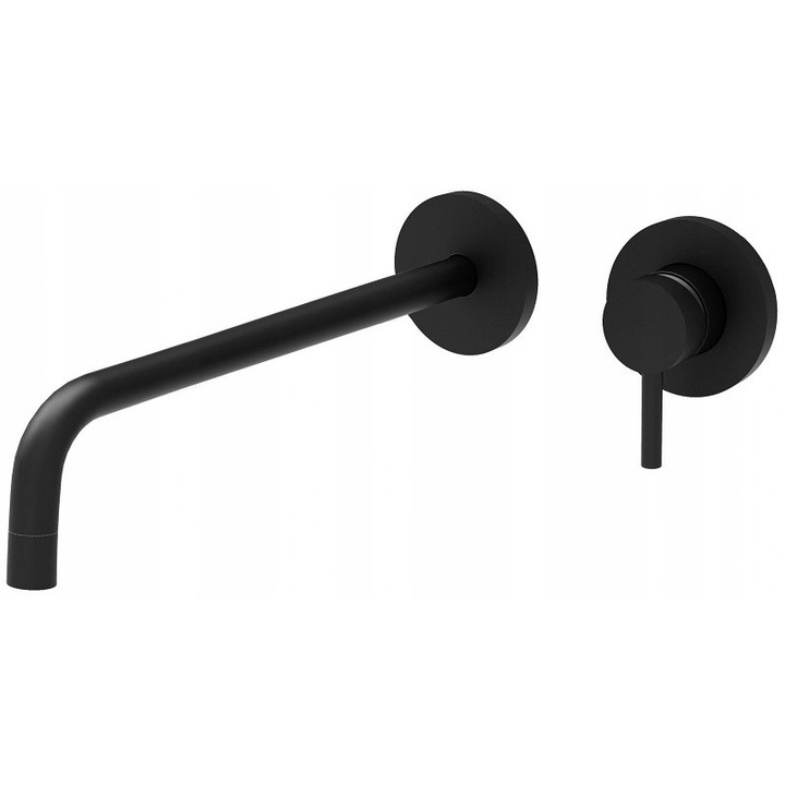 Paffoni vékony szaniter csaptelep, matt fekete, kompakt, forrázásgátló rendszerrel, 100% Made in Italy