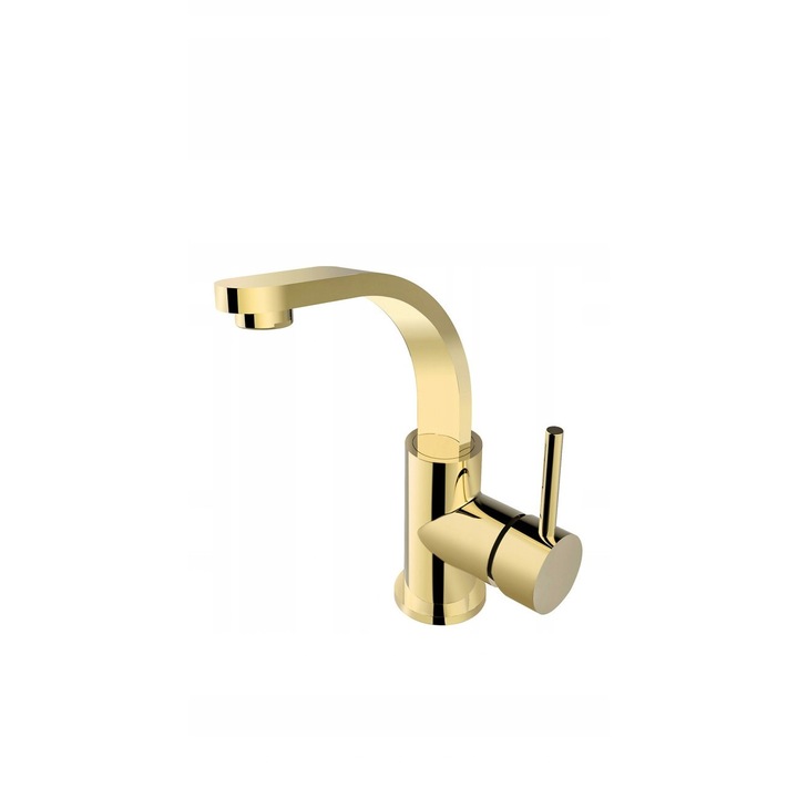 Besco Decco II mosdó csaptelep, arany, 21,5cm, egykaros típus, modern stílus