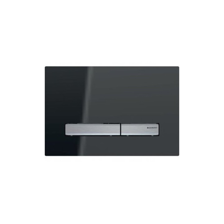 Buton de spalare Geberit Sigma 50, lava, crom, montare rapida, pentru toalete incastrate