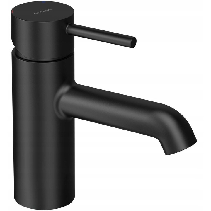 Oltens Molle mosdó csaptelep, matt fekete, kerámia, méretei 17x8x19cm