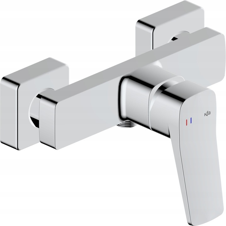 KFA Armatura Malaga fali csaptelep, króm, falra szerelhető, 2-lyukú