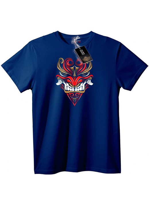 Tricou Oni Mask Nuante de Albastru, Bleumarin