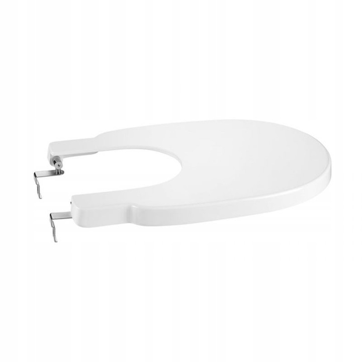 Capac bidet Roca Debba Round, alb, 54x36x51cm, antibacterian, detasabil