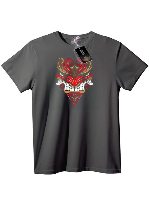 Tricou Oni Mask, Gri, XXS