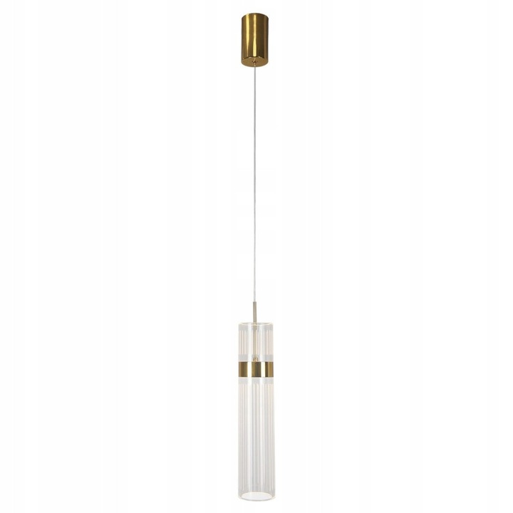 Полилей Light Prestige Ambiente, 1x6W, прозрачен, розово злато, 120x6см