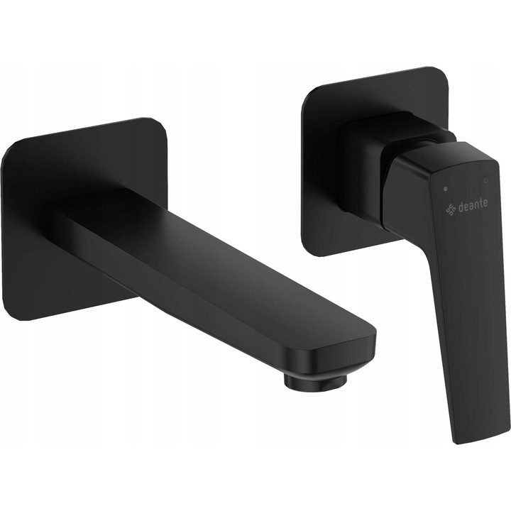 Deante mosdó csaptelep, vékony, fekete, vékony szerelés, sárgaréz