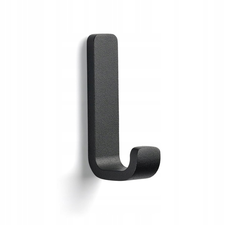 Cuier pentru prosop, Zone Denmark, design minimalist, negru, 8,5x2x4cm