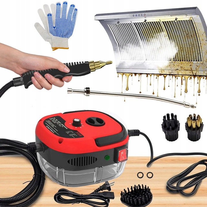 Para de curatat cu abur, 2500W, set mare de accesorii