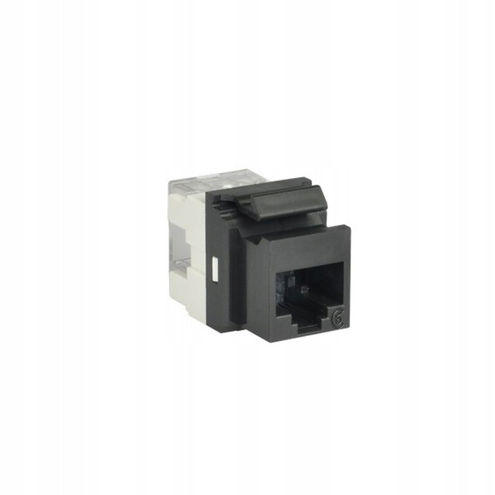 Modul priza RJ45 cat 6, OSPEL, negru