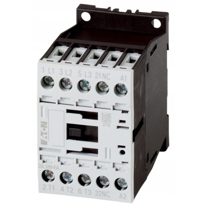 Contactor motor Eaton DILM9-10-EA 9A 3NO+1NO 24VDC 4kW