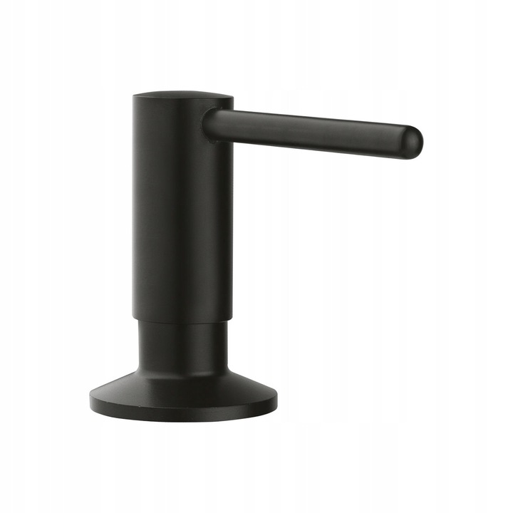 Dispenser Oltens Lindals 300 ml, negru mat, umplere de sus