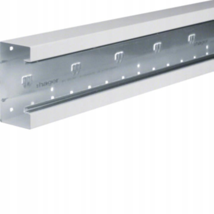 Hager fém szekrény, BRS6513019016, 130x68x2000mm, fehér, IP40
