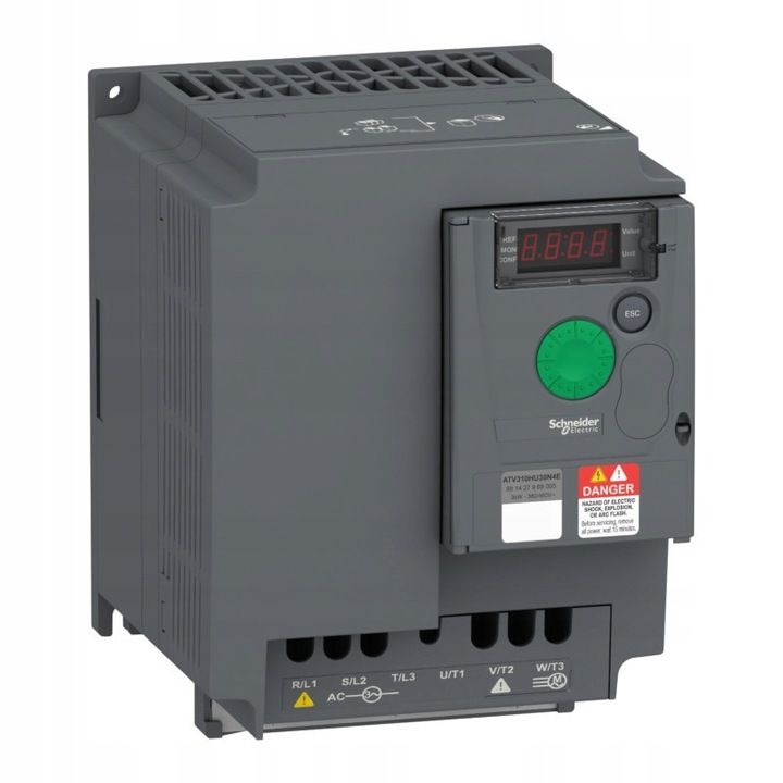 Инвертор за честота 3kW 3ф IP20 Easy Altivar 310, 380...460 V, размери 140x184x151мм