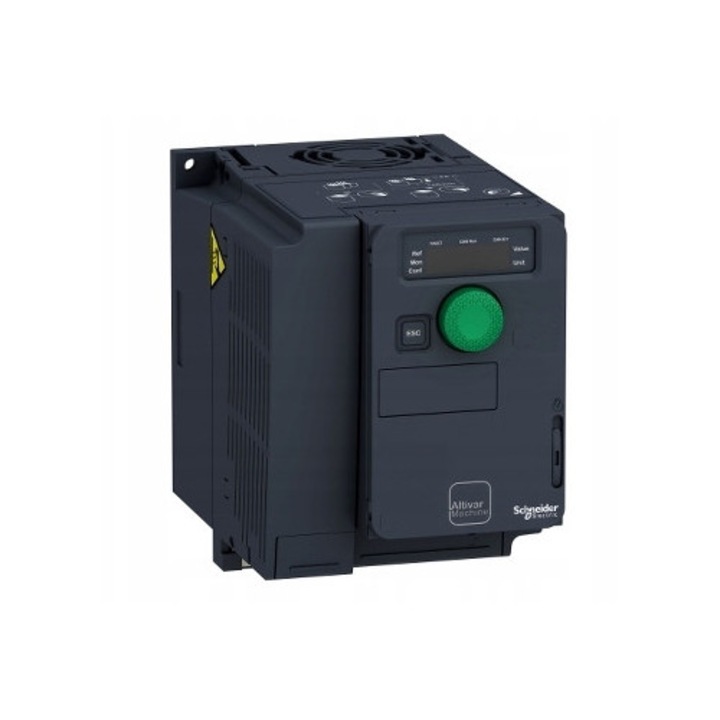 Inverter Schneider Electric ATV320, 1,5kW, 8A, 200-240V, IP20, dimensiuni 142x105x158mm