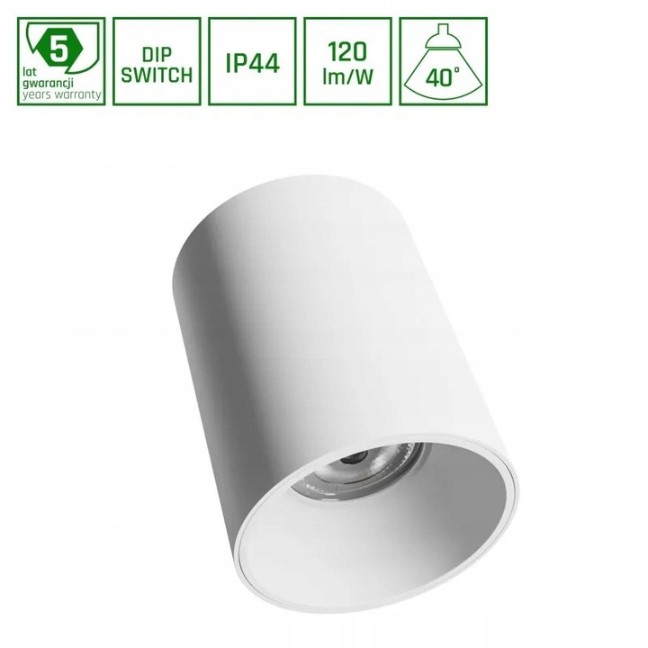 ORBITO Spectrum mennyezeti lámpa 14-27W, 40ST, IP44, 115x152mm, fehér