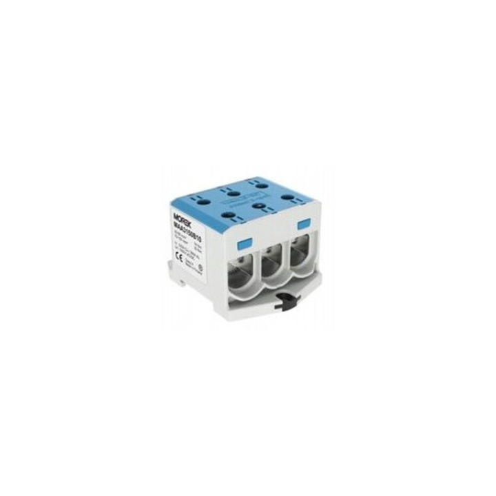 Conector sina filetat AL/CU, Morek, 25-150mm2, 300mm, albastru