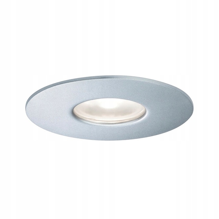 Lampa plafoniera exterioara 1x4,4W LED, metal, acrilic, argintie, 230V