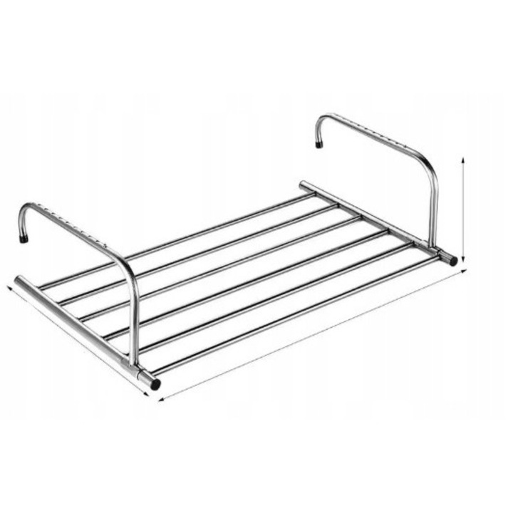 Uscator rufe suspendat, pliabil, 42-73cm