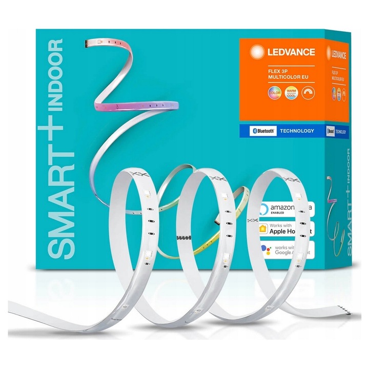 Banda LED SMART+ RGB, 10W, 480lm, multicolor, 1830x12mm