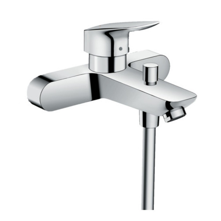 Baterie sanitara montaj pe perete, Hansgrohe Logis, crom, 194mm, 150mm +/- 12mm
