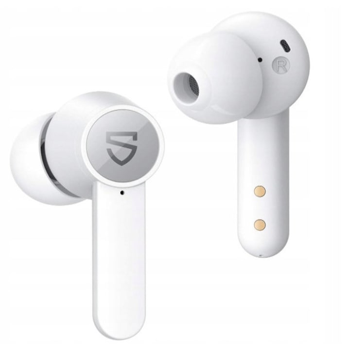 Casti wireless SoundPEATS Q, Bluetooth, 10mm driver, incarcare wireless, set cu etui 3in1