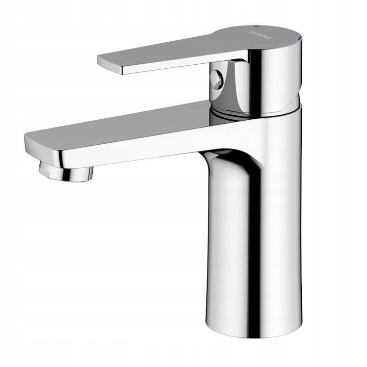 Baterie umywalkowa Oltens Jog, crom, 17x8x19cm, montaj stand, tip jednouchit, cu capac de scurgere