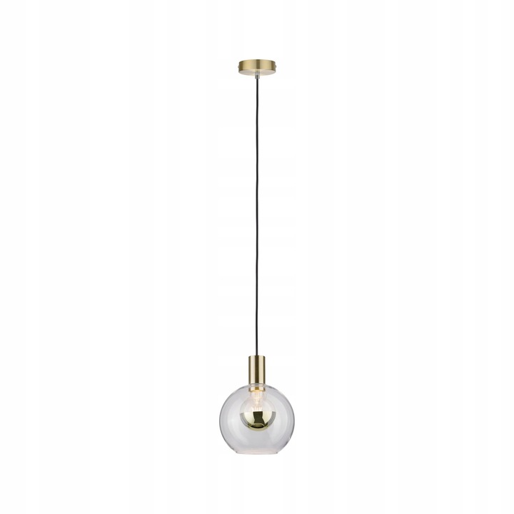 Lustra Paulmann NEORDIC ESBEN, 1x20W, mosiad, transparent, 20cm, max 178cm