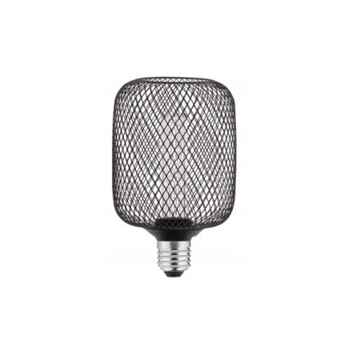 Bec LED GTV GRID C100 E27 3,5W 1800K 120lm negru