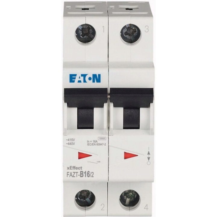 Siguranta electrica, Eaton, FAZT-B16/2, 25kA, 2P, 16A, 440V