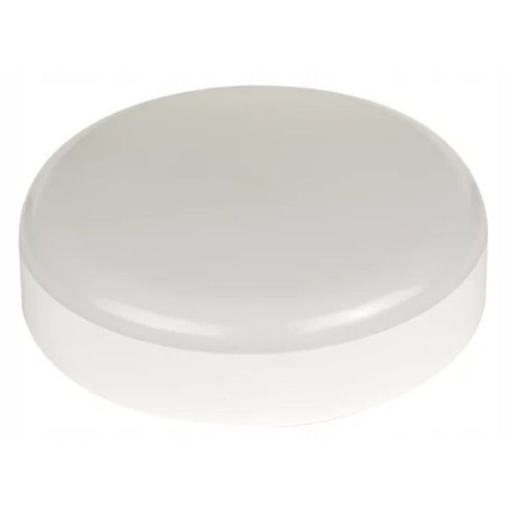 Plafon LED 10W, 4000K, 1050lm, IP65, IK10, 20cm, alb, cu senzor de miscare