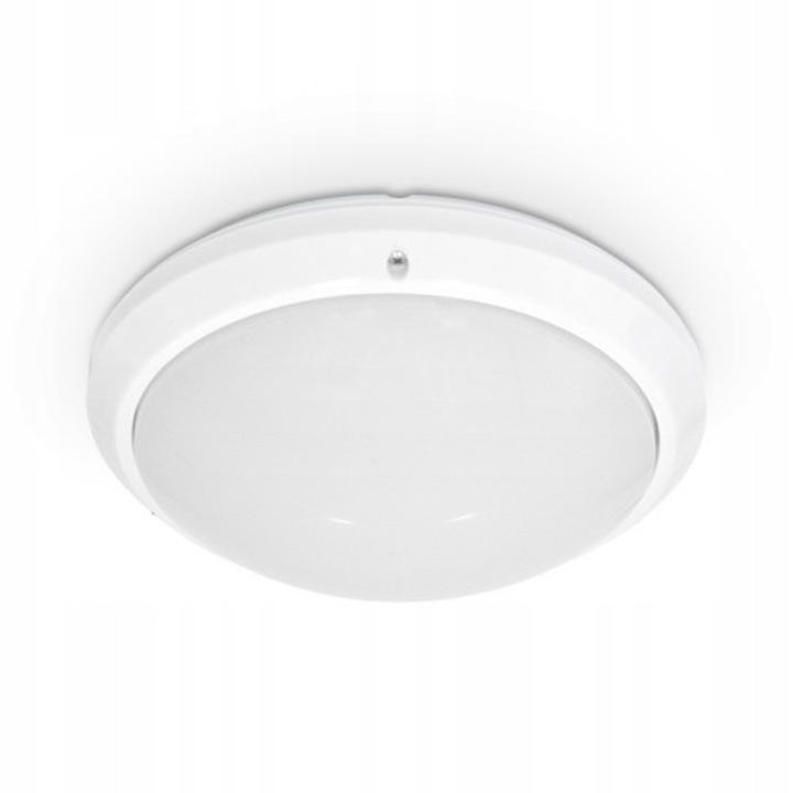 Plafon LED 10W, Elgo, kerek, 4000K, mikrofonos érzékelővel