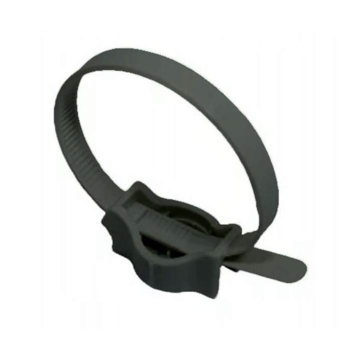 Urmareste TBT 16-32mm cu opasa integrata, negru, set 100 bucati