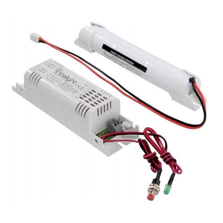 PRIMUS LED D6/D9/A Intelight LED vészvilágítás készlet, 48–75V / 230V, 30W, 2 óra üzemidő, IP20, kód 98869