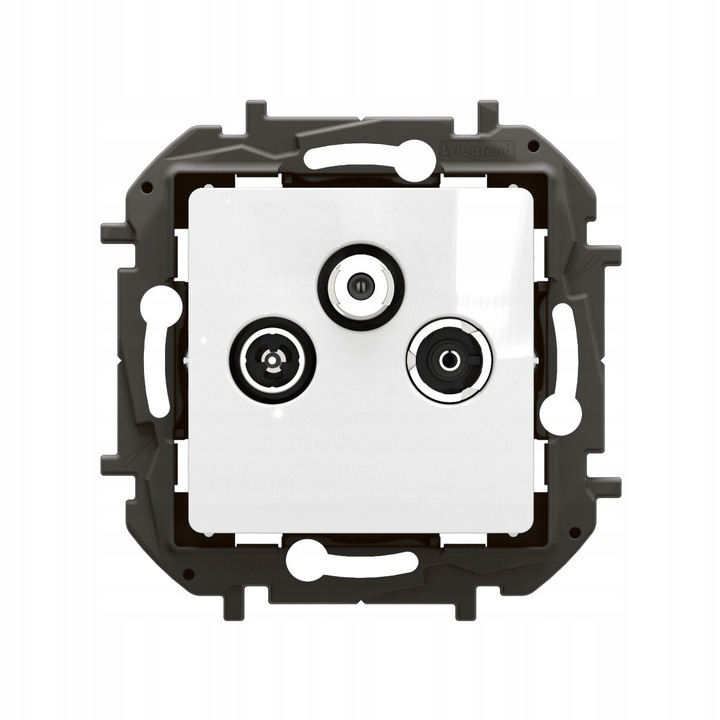 Prize Legrand, gniazdo antenowe R-TV-SAT, alb, model NILO3