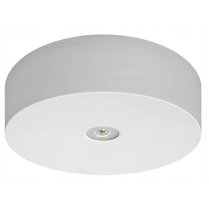 Oprawa ewakuare LED 1W BIALA rotunda IP65 set 1h 145lm