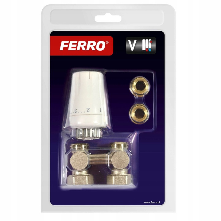 Termosztatikus készlet GT11 fejjel, Ferro, 0-28C, 3/4"