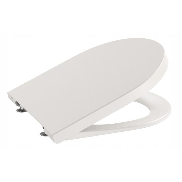Тоалетна седалка Roca Inspira Round Compacto, 37x41,5 см, EasyClean, бежова