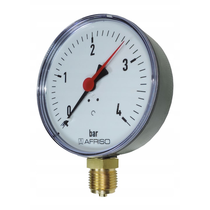 Manométer RF 100, 0-4 bar, G1/2'', 100 mm, AFRISO