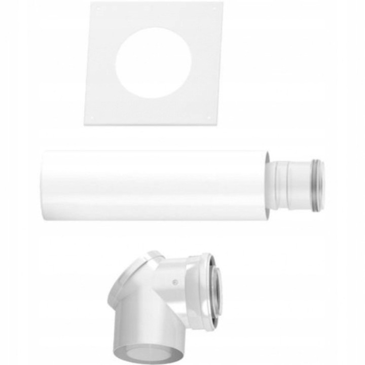 Комплект въздуховоди и димоотводи Bosch O80/125, хоризонтално разположен, 0,51x0,265x0,265м, 1,95кг