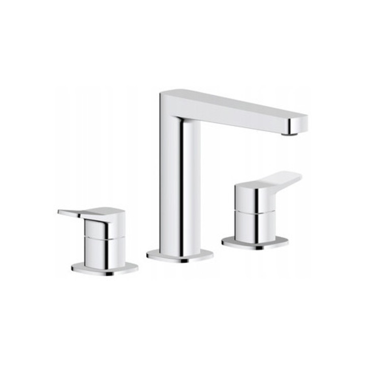 KFA Armatura Malaga csaptelep, króm, 3 lyukú