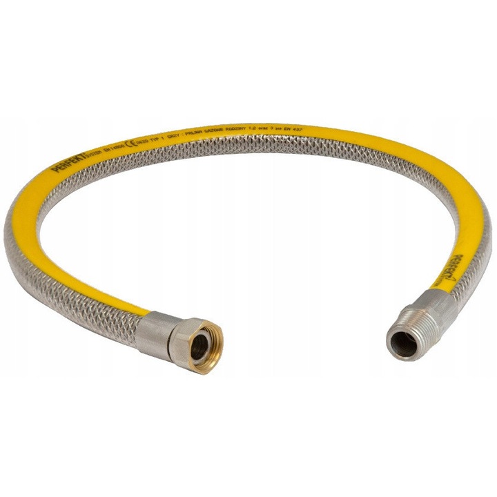 Fitinguri gaz, Perfexim, PHA-251/2, metalic, 500mm, flexibil