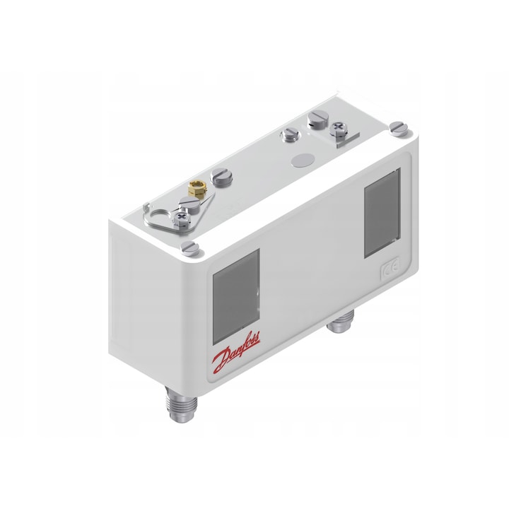 Danfoss KP15 kettős mechanikus nyomáskapcsoló, 6-108 psig, IP44, 1/4"
